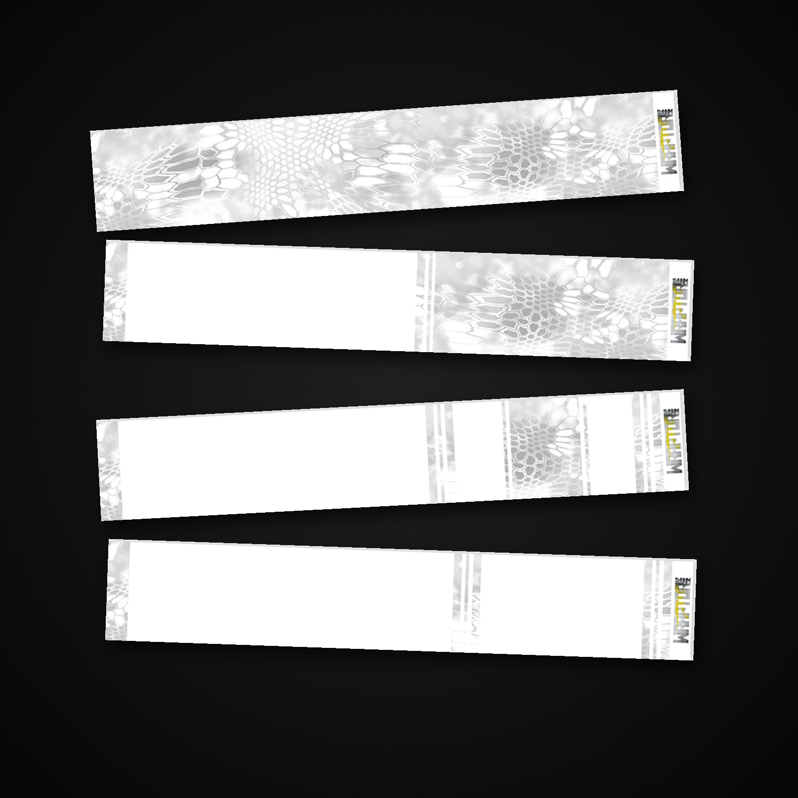 Yeti Kryptek Camo arrow wrap — 100mm or 150mm gloss vinyl arrow wraps · Pack of 13